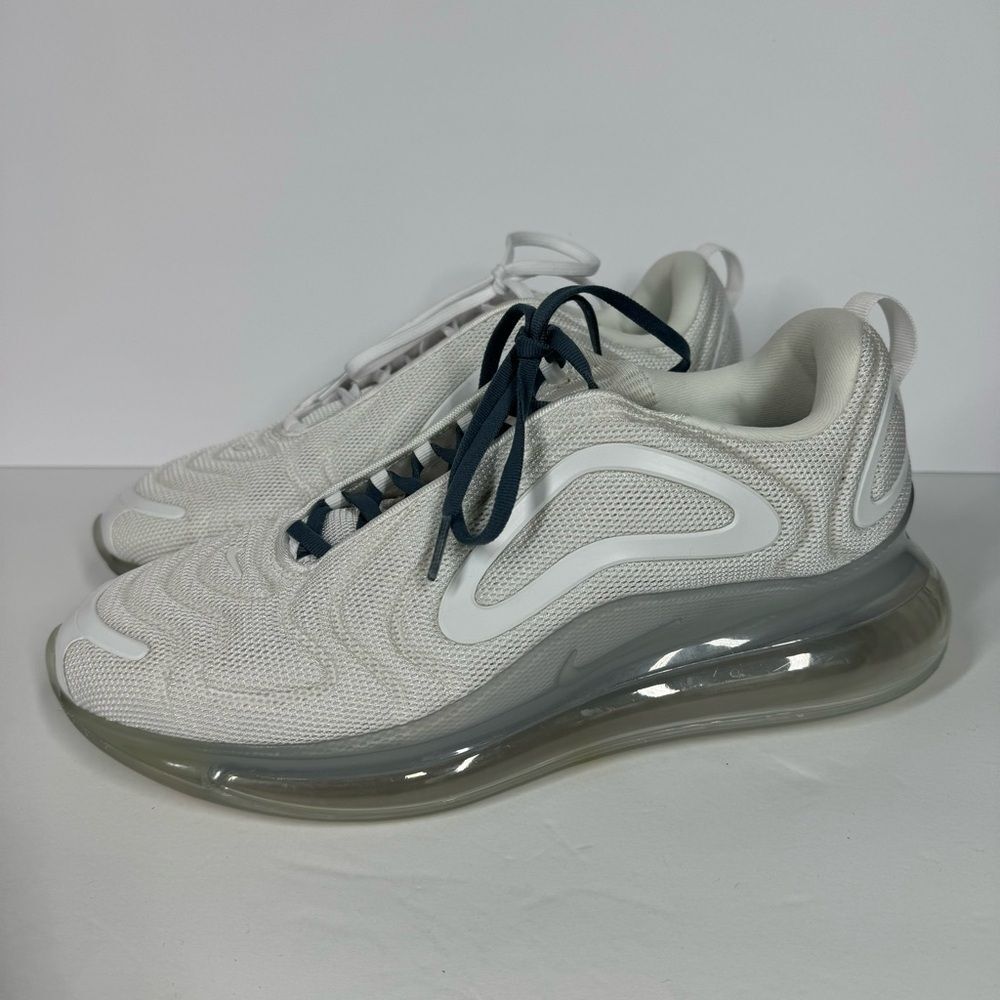 Nike Air Max 720 Metallic White Athletic Running Shoes Mens Size 10 AO2924-100